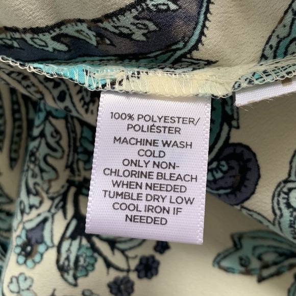 NWT LOFT Blue Paisley Maxi Halter Dress - Picture 9 of 10